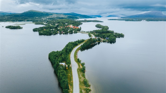Landskap vag